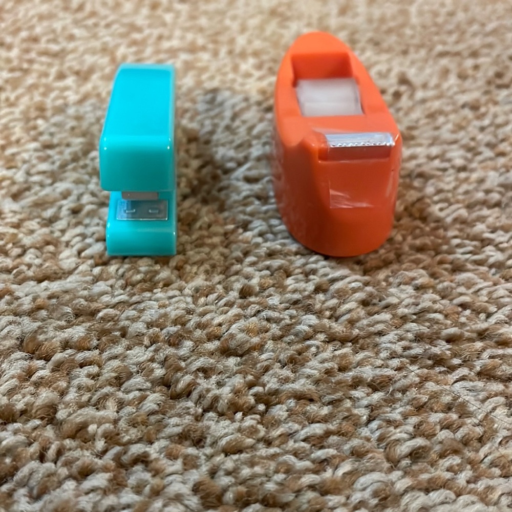 Our generation, doll stapler, and tape dispenser